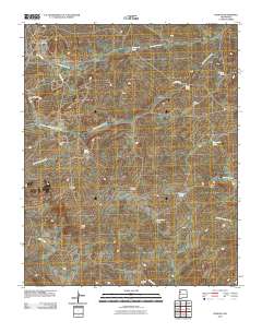 Hospah 2010 topographic map thumbnail