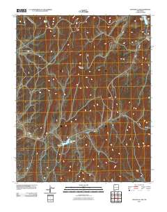 John Mills Lake 2010 topographic map thumbnail