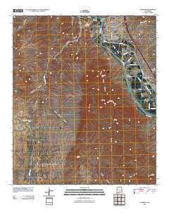 Leasburg 2010 topographic map thumbnail