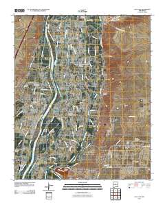 Los Lunas 2010 topographic map thumbnail