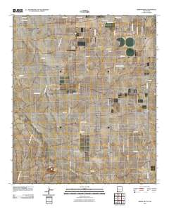 Midway Butte 2010 topographic map thumbnail
