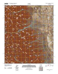 Hembrillo Canyon 2010 topographic map thumbnail