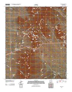Organ 2010 topographic map thumbnail