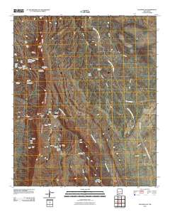 Palomas Gap 2010 topographic map thumbnail