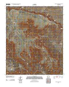 Rincon Hondo 2010 topographic map thumbnail