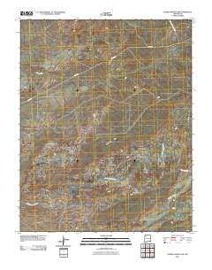 Pueblo Bonito NW 2010 topographic map thumbnail