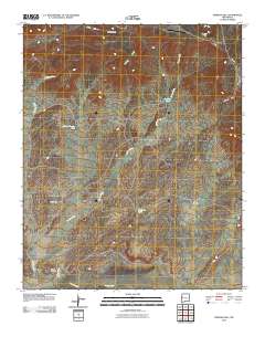 Moreno Hill 2010 topographic map thumbnail