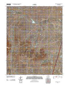 Pinon Hills 2010 topographic map thumbnail