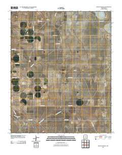 Mountainair NE 2010 topographic map thumbnail