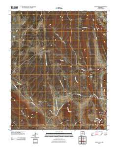 Ojitos Frios 2010 topographic map thumbnail