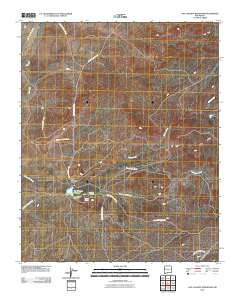 Ojo Caliente Reservoir 2010 topographic map thumbnail