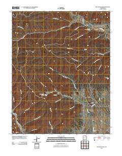 Red River Peak 2010 topographic map thumbnail