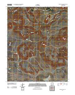 Robinson Peak 2010 topographic map thumbnail