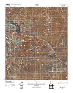 Pierce Canyon 2010 topographic map thumbnail