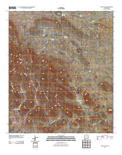 Pierce Peak 2010 topographic map thumbnail