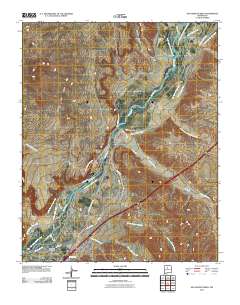 San Felipe Pueblo 2010 topographic map thumbnail