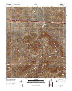 San Ignacio 2010 topographic map thumbnail