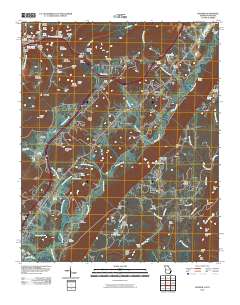 Hooker 2010 topographic map thumbnail