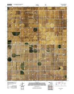 Eva NE 2010 topographic map thumbnail