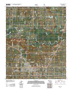 Idabel 2010 topographic map thumbnail