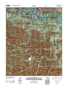 Hodgen 2011 topographic map thumbnail