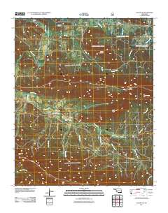 Leflore SE 2011 topographic map thumbnail