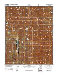 Strong City 2011 topographic map thumbnail
