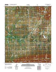 Whitesboro 2011 topographic map thumbnail