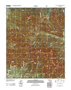 Blackjack Ridge 2011 topographic map thumbnail