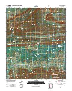 Leflore 2011 topographic map thumbnail