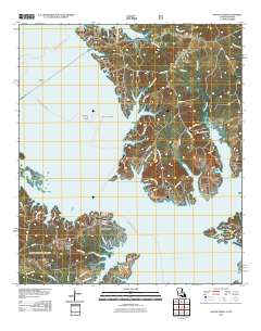 Salter Creek 2010 topographic map thumbnail