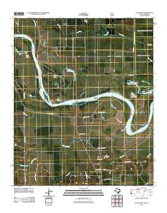De Kalb NW 2011 topographic map thumbnail