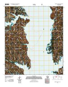 Brushy Creek 2010 topographic map thumbnail