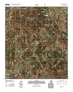 Chinquapin 2010 topographic map thumbnail