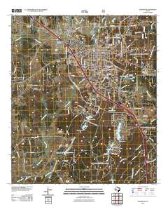 Huntsville 2010 topographic map thumbnail