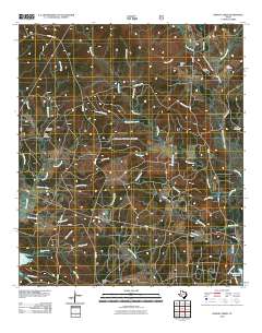 Harvey Creek 2010 topographic map thumbnail