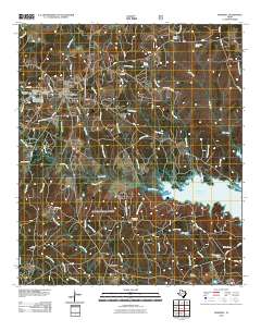 Hemphill 2010 topographic map thumbnail