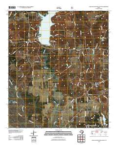 Lake Nacogdoches South 2010 topographic map thumbnail