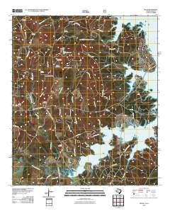 Milam 2010 topographic map thumbnail