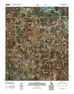 Logansport West 2010 topographic map thumbnail