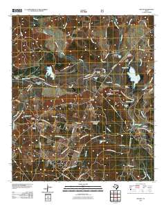 Weches 2010 topographic map thumbnail