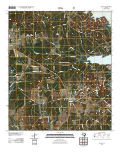 Zavalla 2010 topographic map thumbnail
