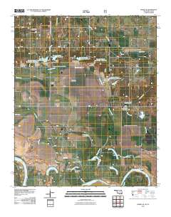 Idabel SE 2010 topographic map thumbnail