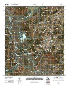 Diboll 2010 topographic map thumbnail