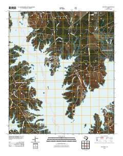 Buck Bay 2010 topographic map thumbnail