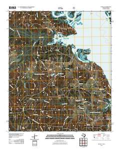 Huxley 2010 topographic map thumbnail