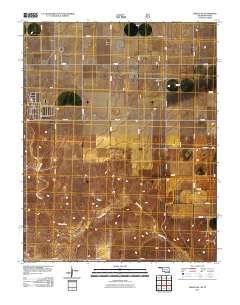 Griggs SW 2011 topographic map thumbnail