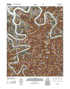 Burnside 2010 topographic map thumbnail
