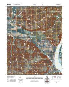 Brownfield 2011 topographic map thumbnail