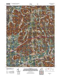 Farmers 2011 topographic map thumbnail